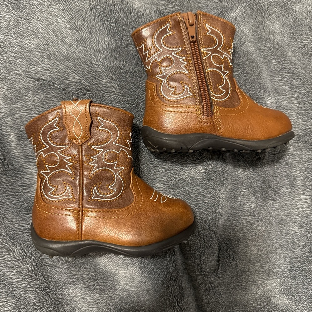 Wonder Nation Brown Kids Boots